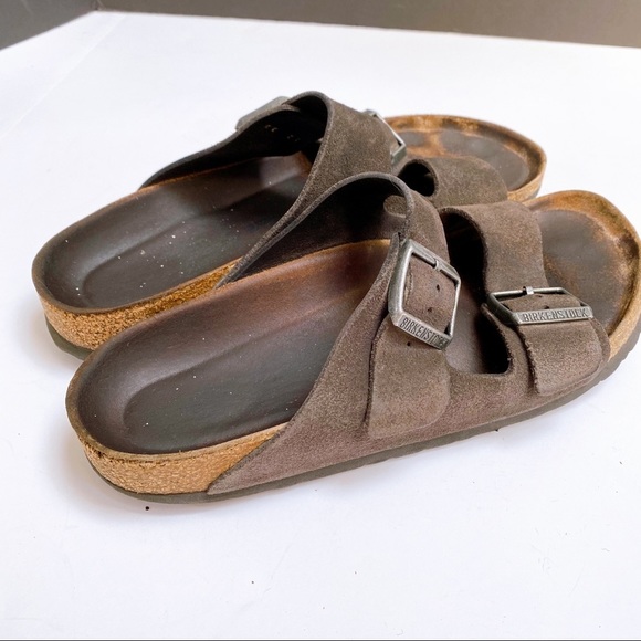 Birkenstock Arizona Soft Footbed Gray Suede main image 7